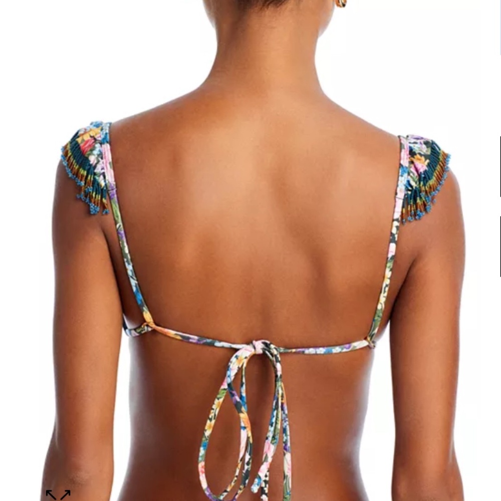 Agua Bendita Rose Dreamin Bikini Top - Picture 2 of 7